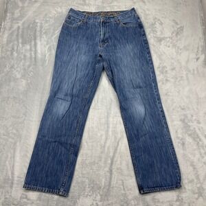 Tommy Hilfiger Jeans Mens 33x32 Blue Wash Straight Leg Vintage Y2K